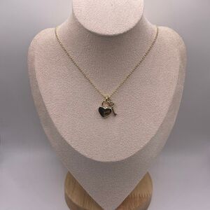 Victoria's Secret Valentine’s Day Key to Your Heart Charm Gold Necklace